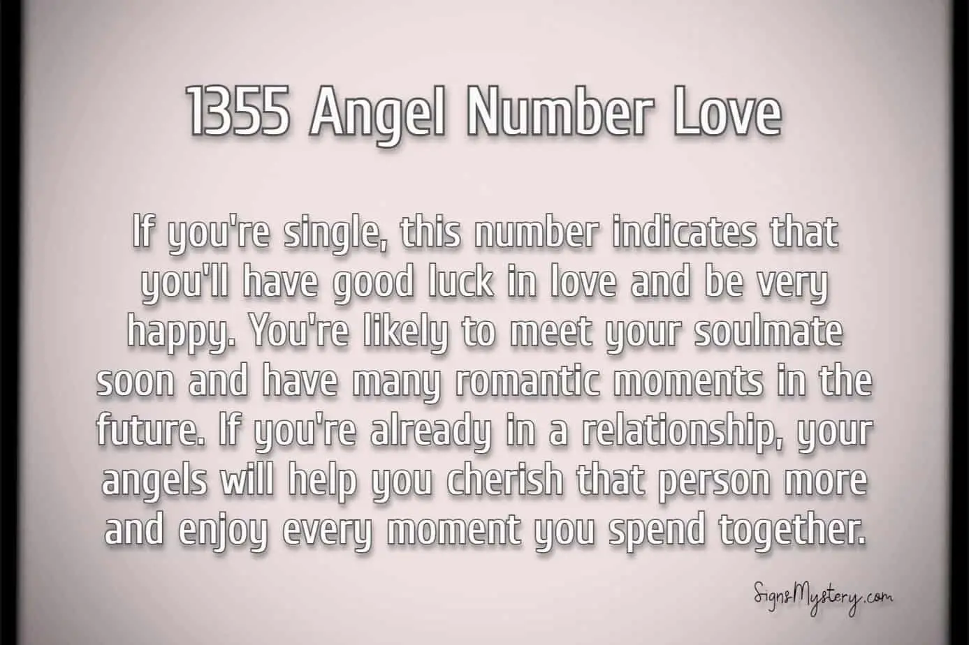1355 angel number love