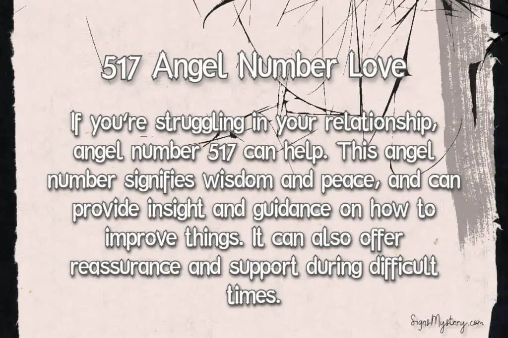 517 angel number love