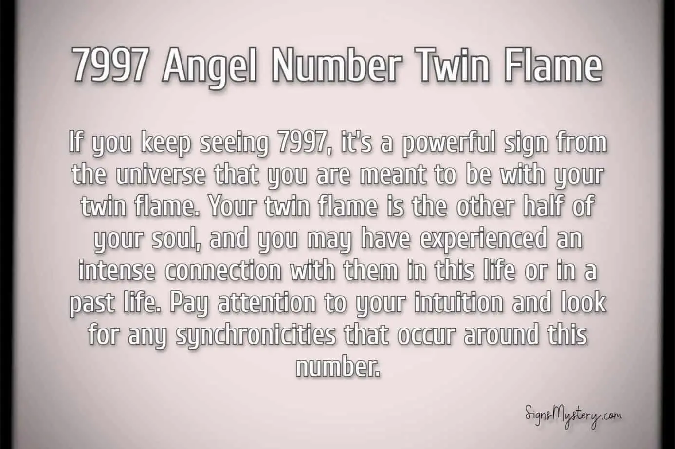 7997 angel number twin flame