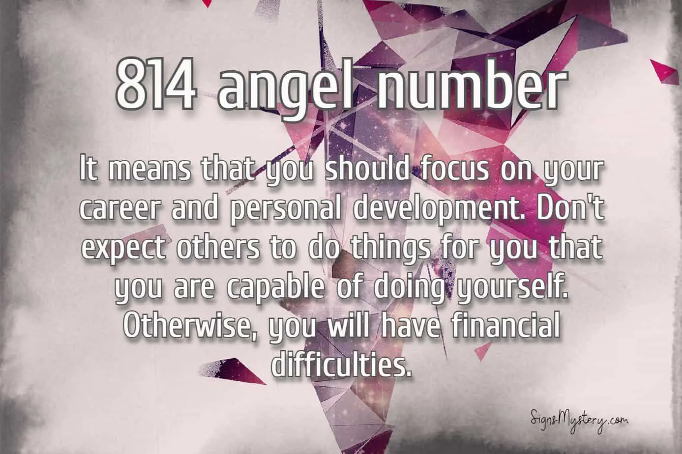814 angel number meaning