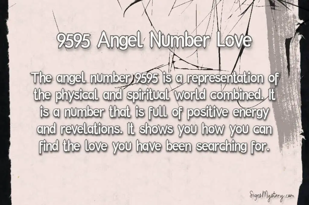 9595 angel number love