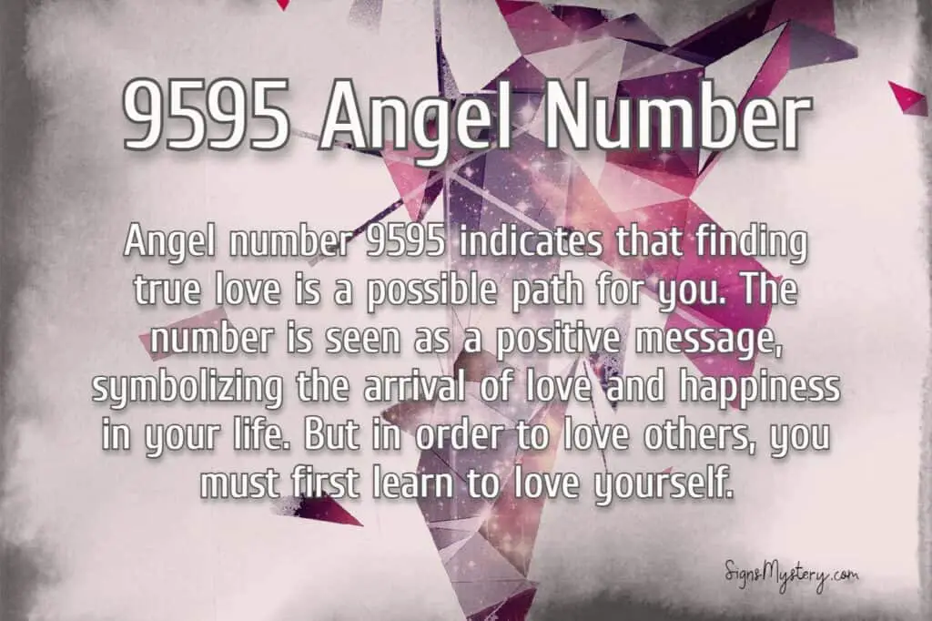 angel number 9595 meaning
