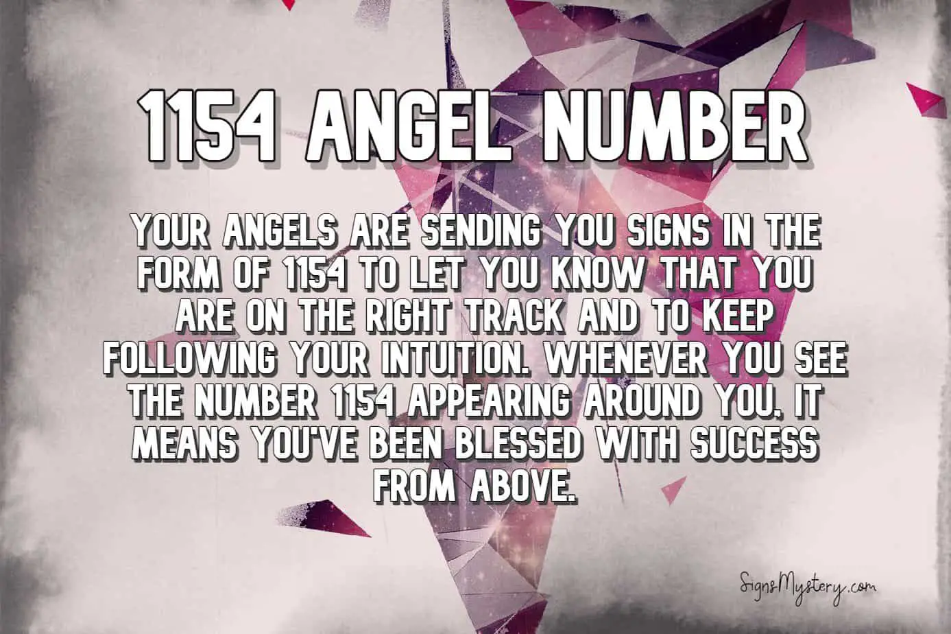 1154 angel number meaning