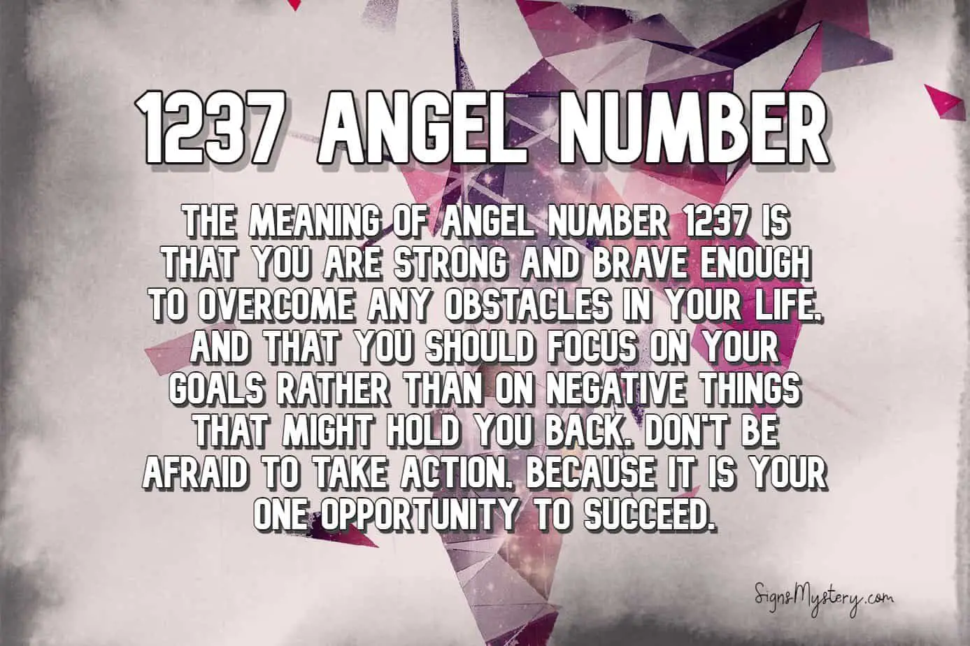 1237 angel number meaning