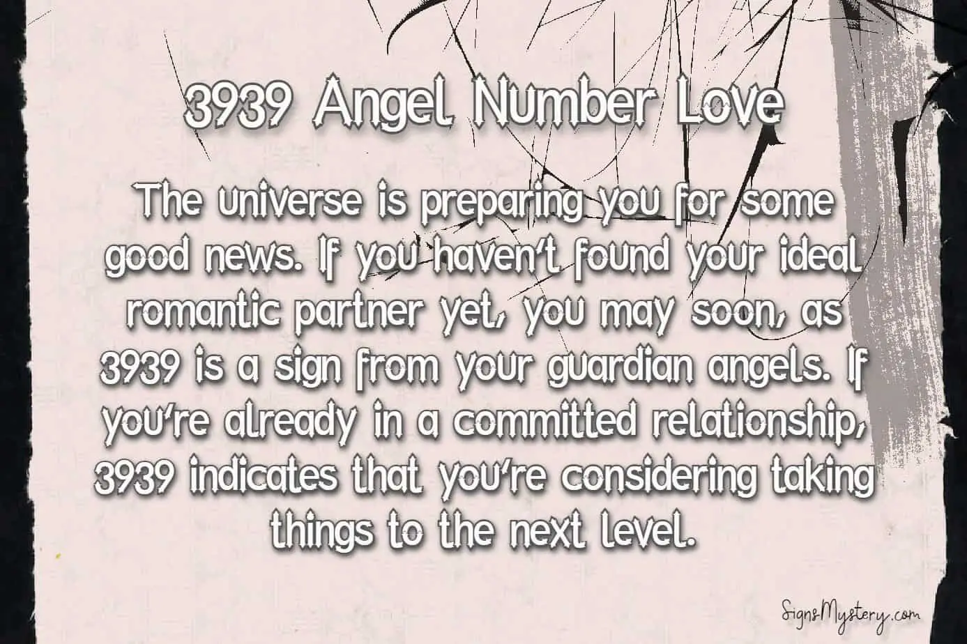 3939 angel number love