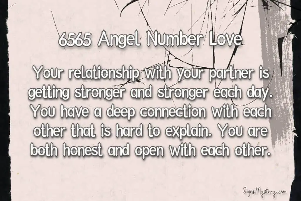 6565 angel number love