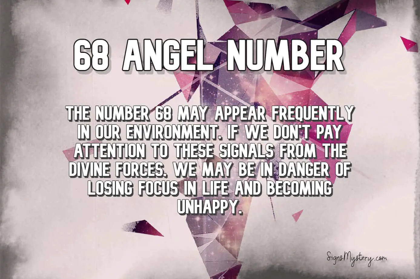 68 angel number meaning