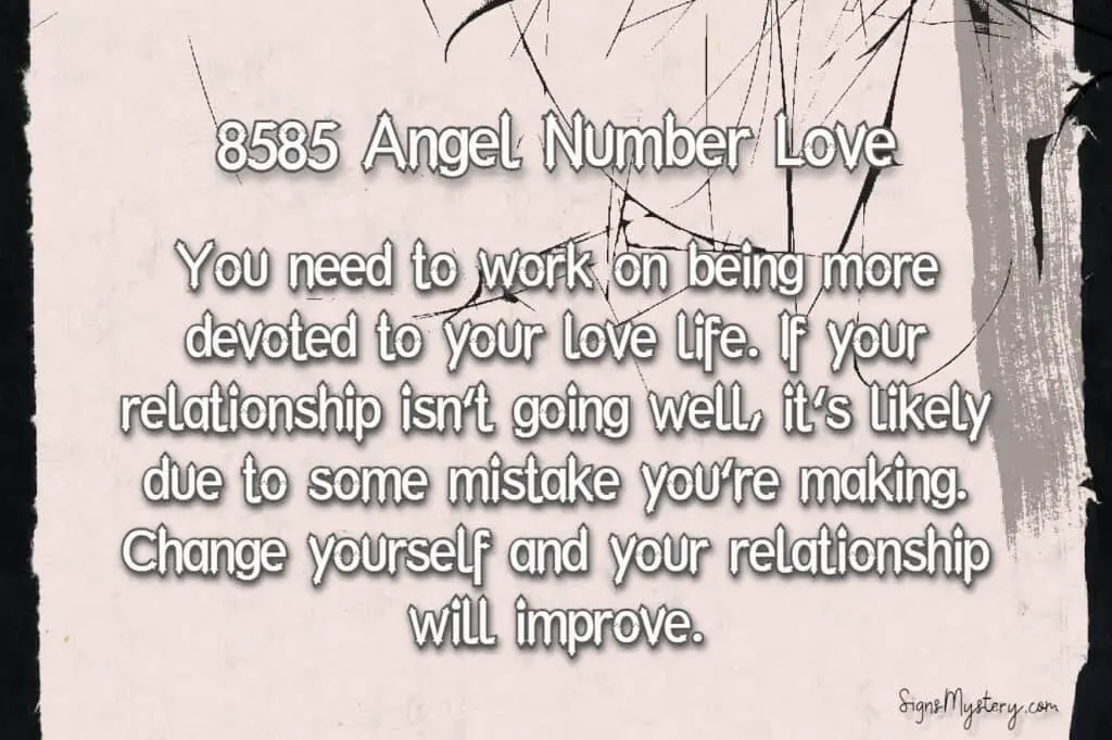 8585 angel number love