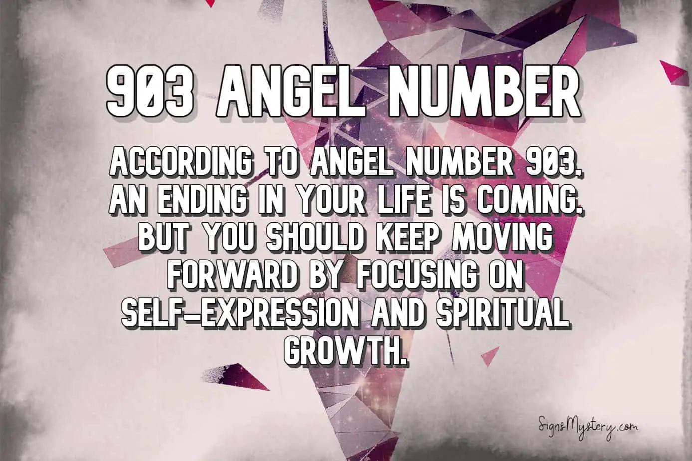 903 angel number meaning