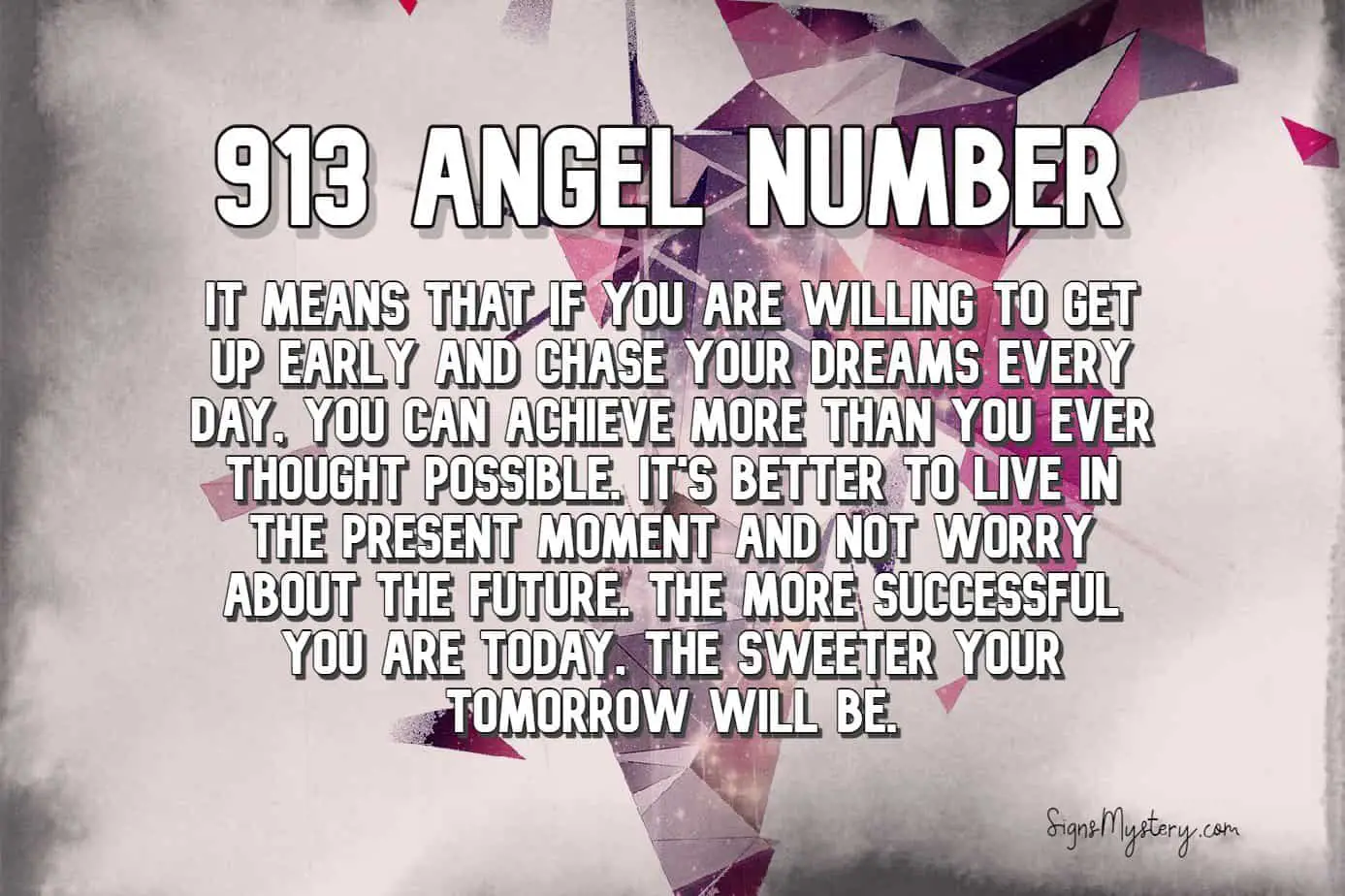 913 Angel Number Meaning and Symbolism  SignsMystery