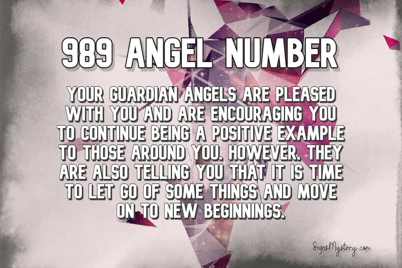 989 angel number meaning