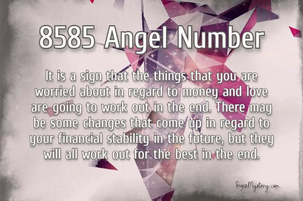 angel number 8585 meaning
