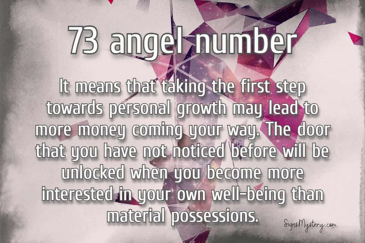 73 angel number meaning