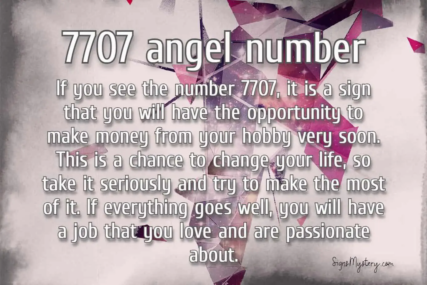 7707 angel number