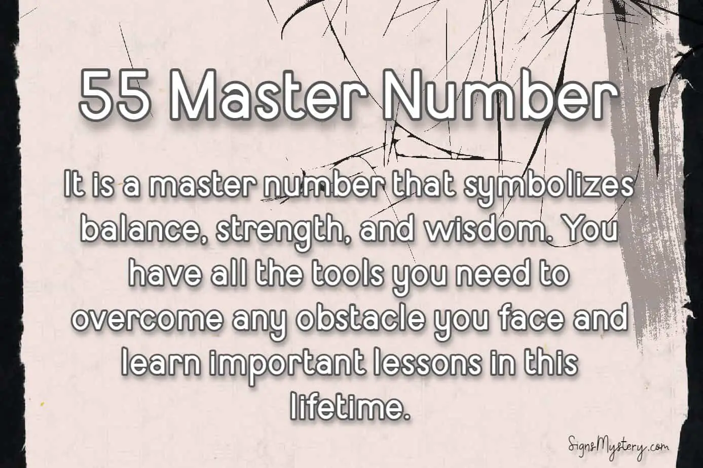 master number 55
