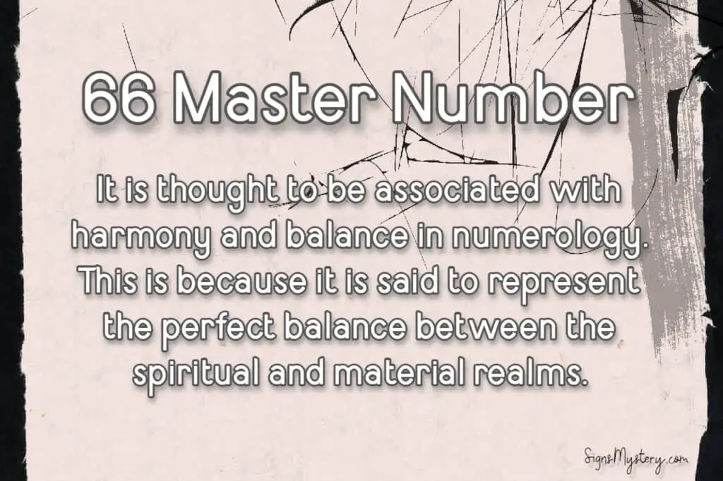 What Is Number 66 Meaning