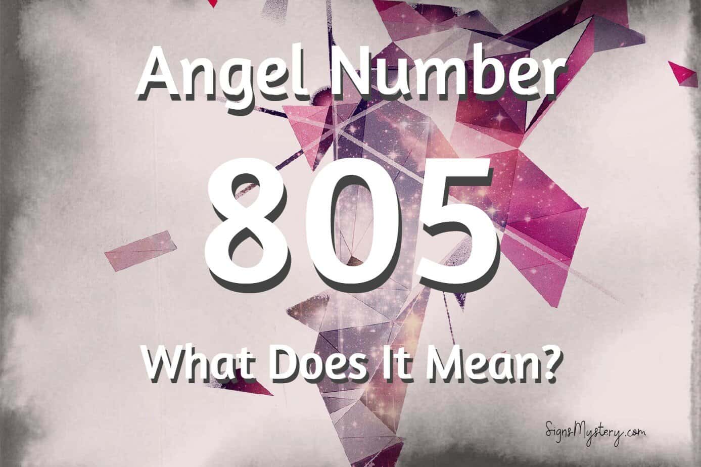 805 angel number