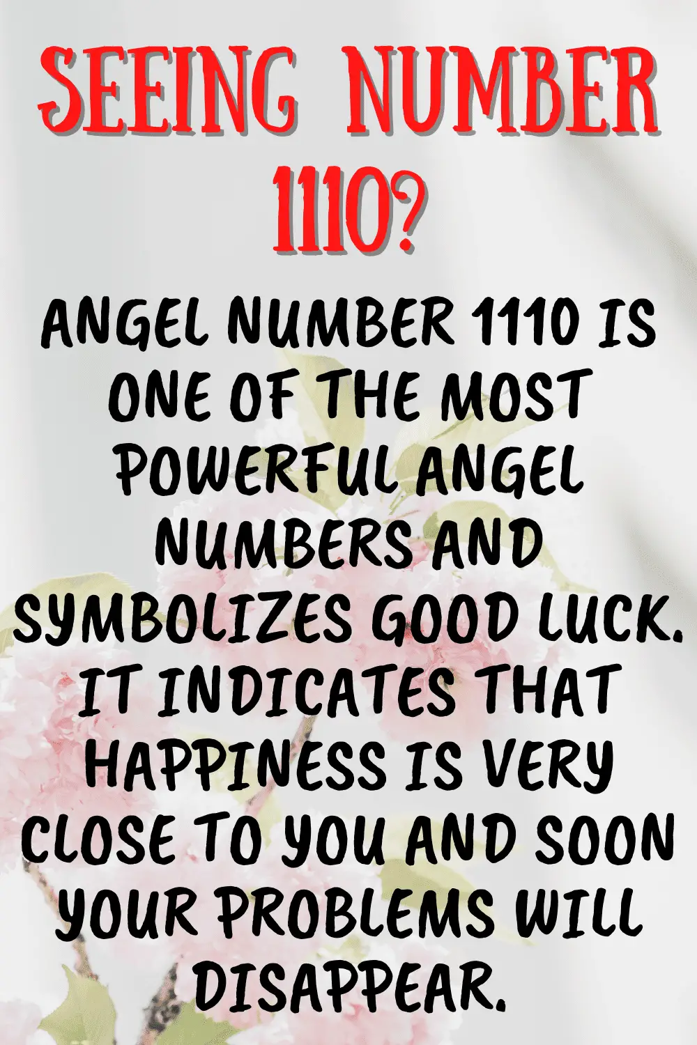 1110 In Numerology