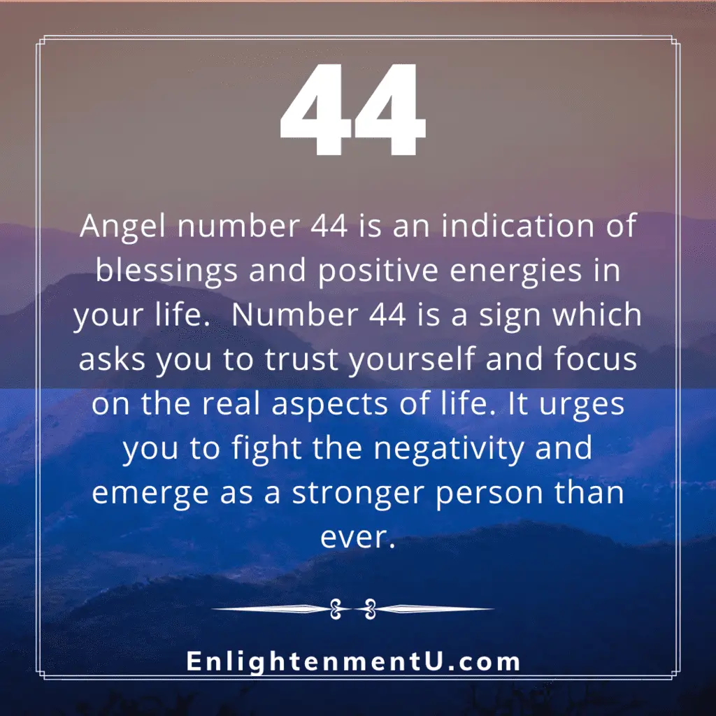 Definition Of 44 Angel Number