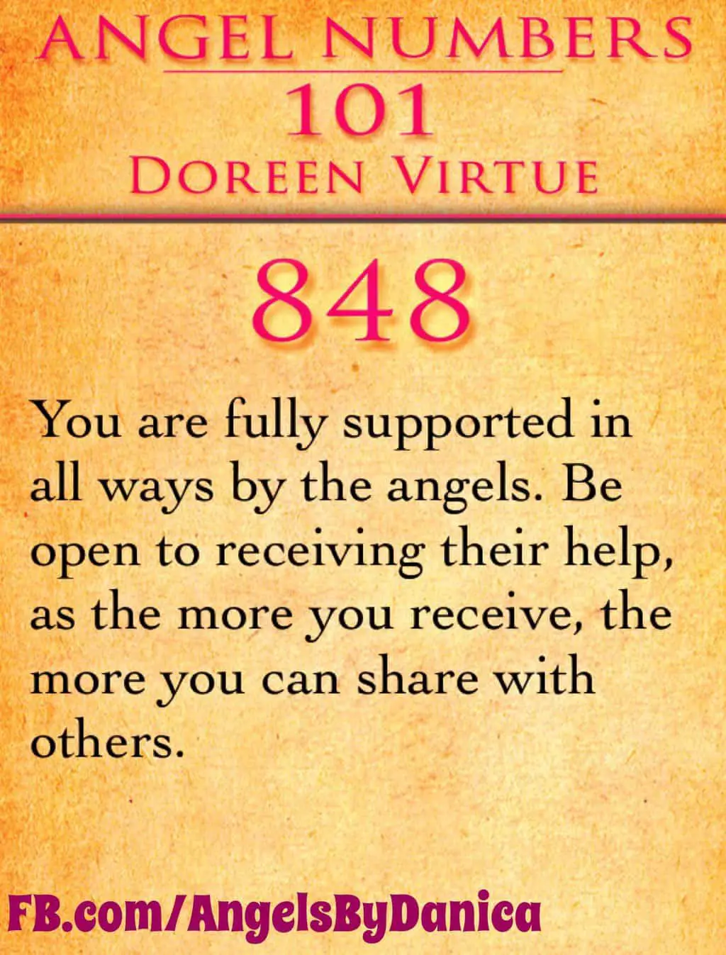 Love And 848 Angel Number