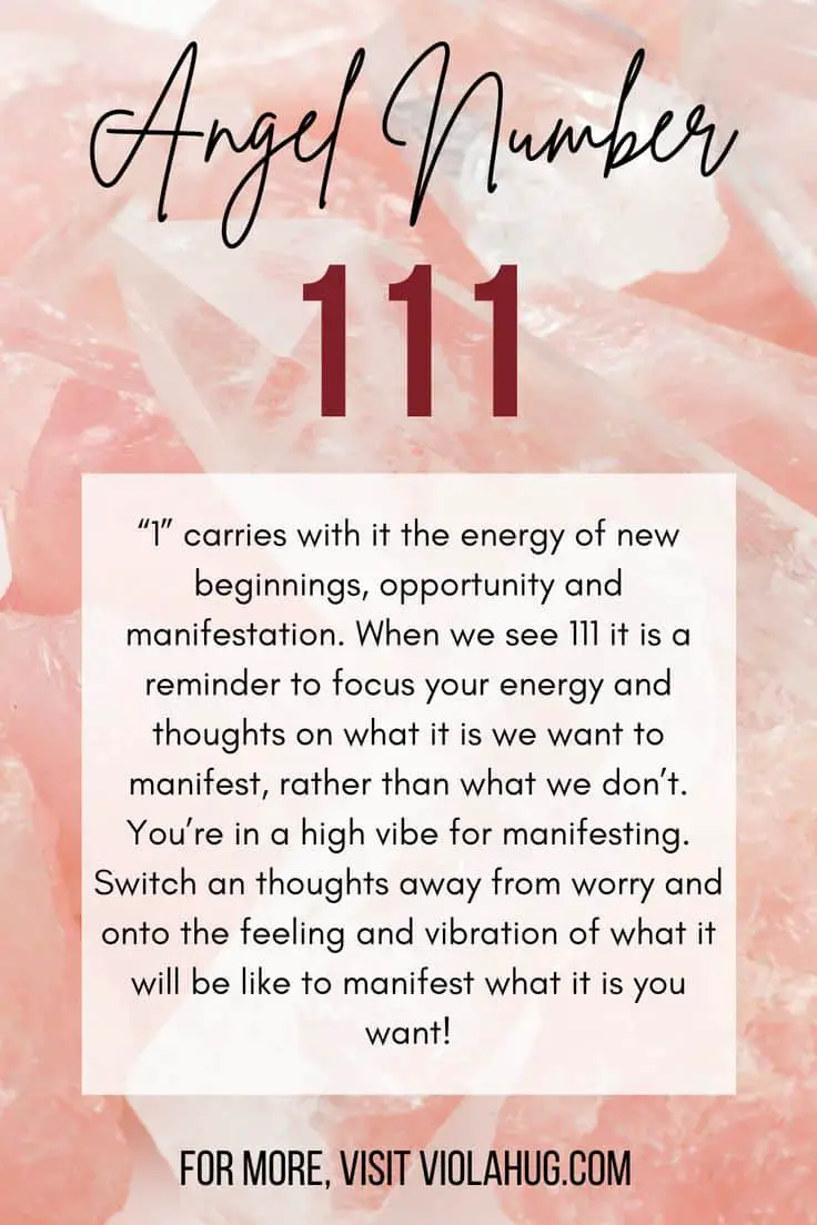 Numerology And The Meaning Behind Number 111