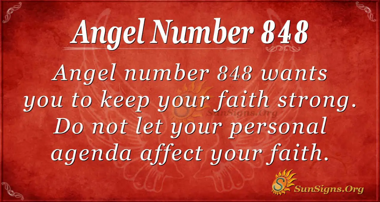 Numerology Of 848