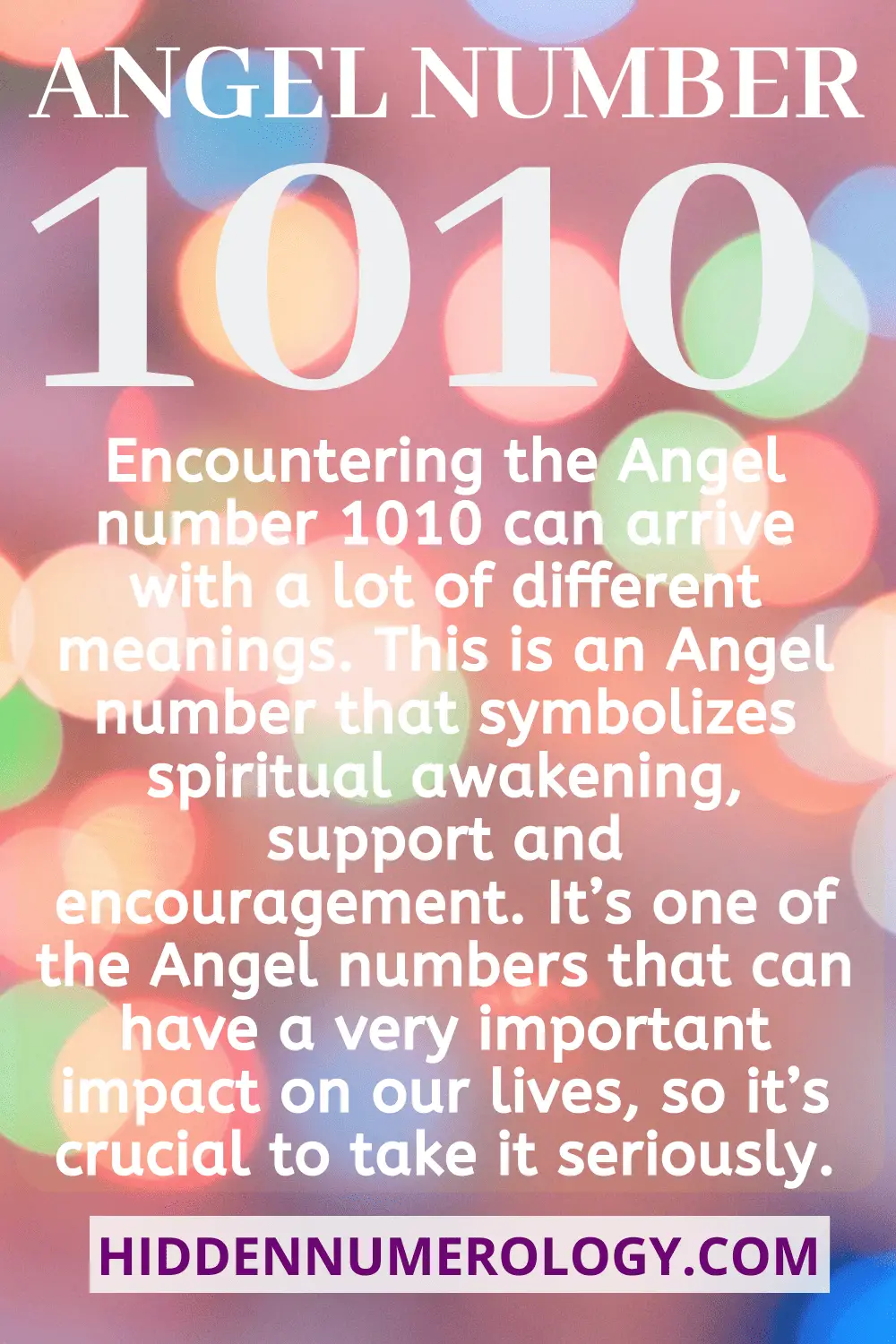 What Does 10 10 Mean Spiritually?