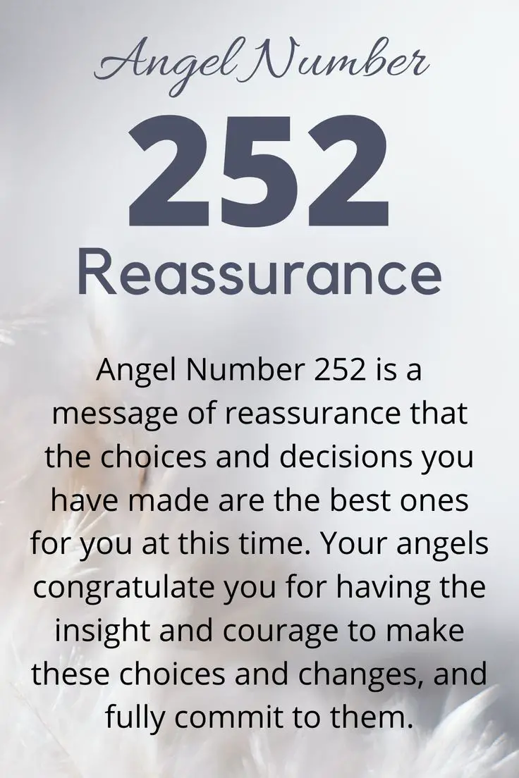 What Does 252 Mean In Angel Number Love?