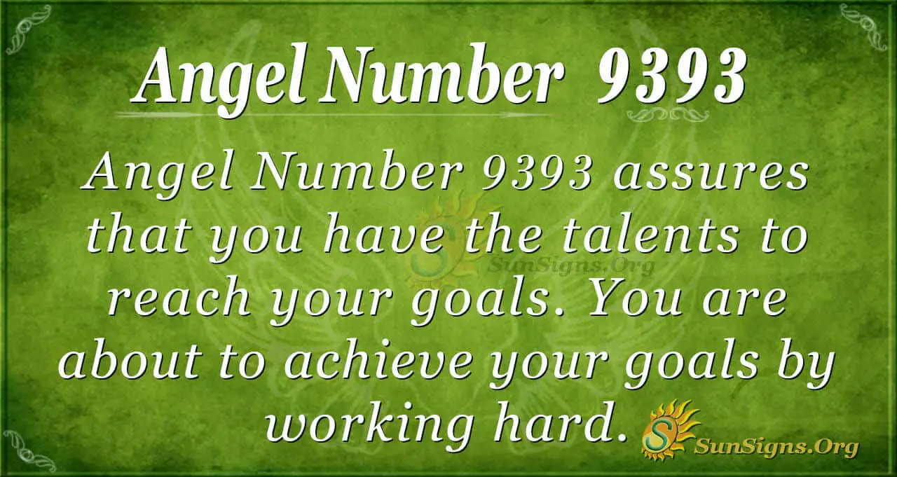 What Is Angel Number 9393?