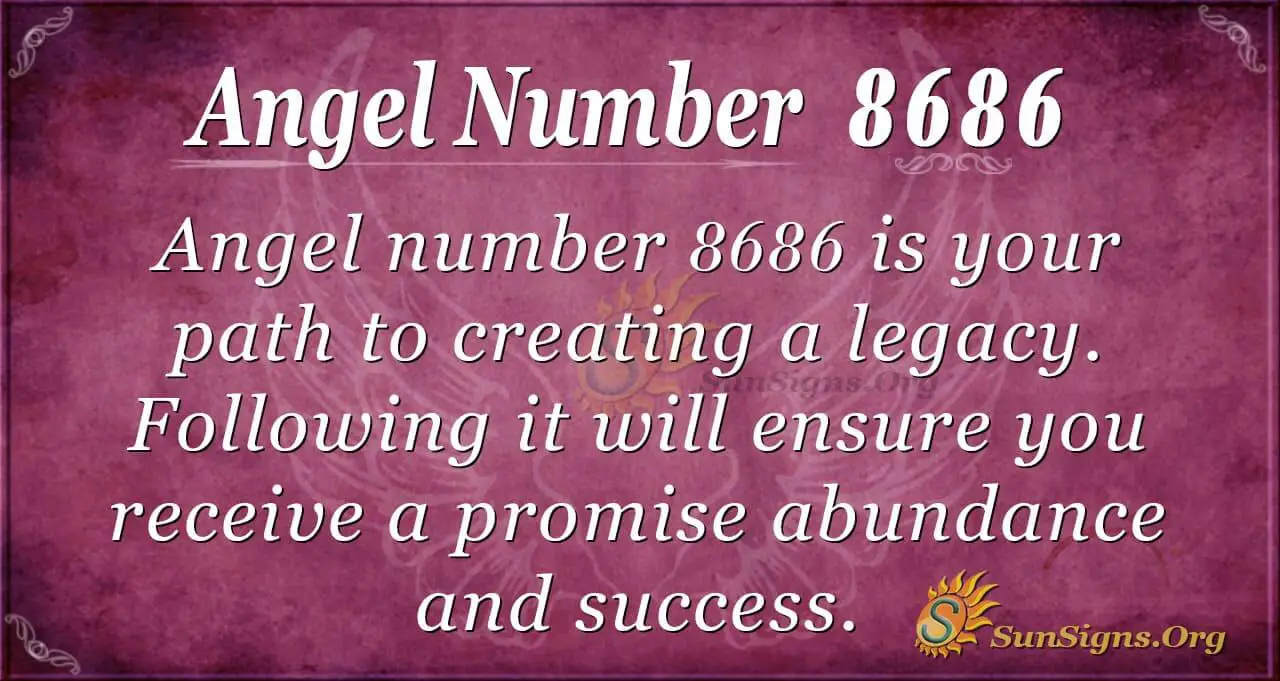What Is The Meaning Of 8686?