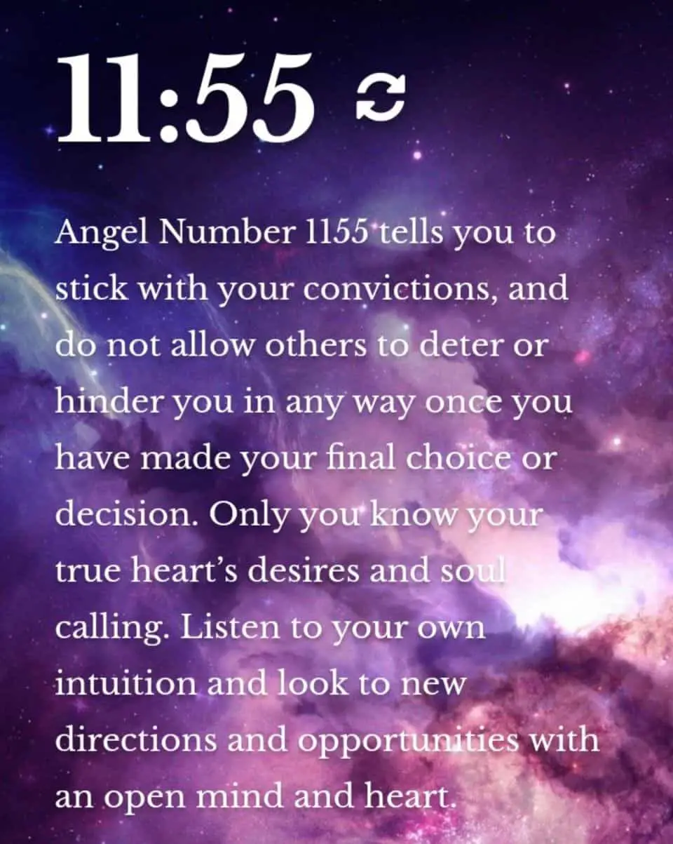 What Is The Meaning Of Angel Number 1155?