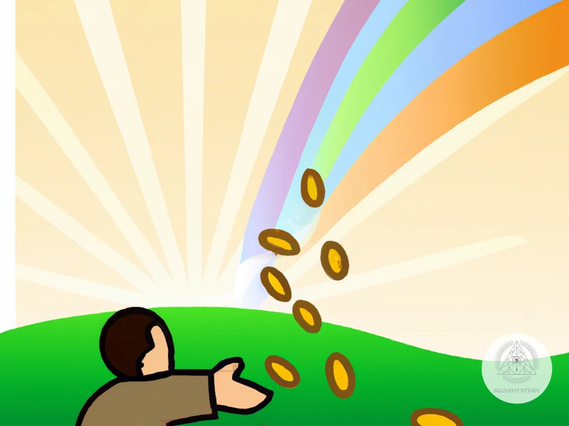 Picking Up Coins Symbolizes Positive Opportunities