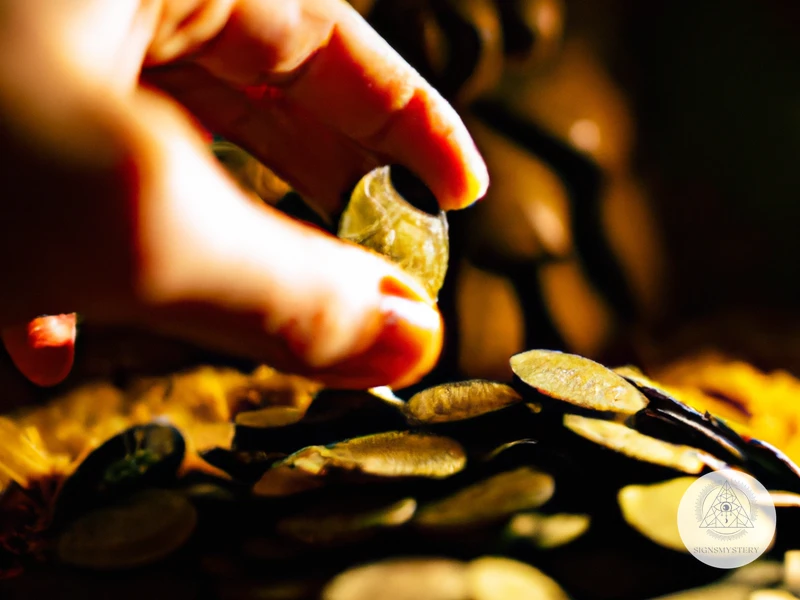 The Symbolism Of Picking Coins