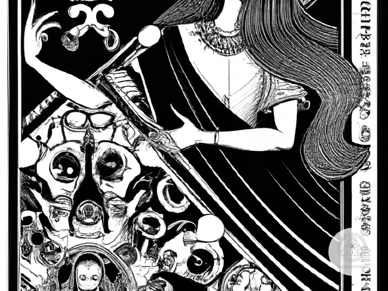 The Use Of Black And White In Tarot Images