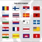 Flags of Axis Powers During World War II