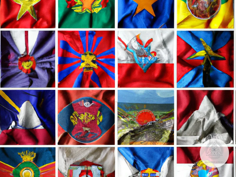 State Flags With Weapons