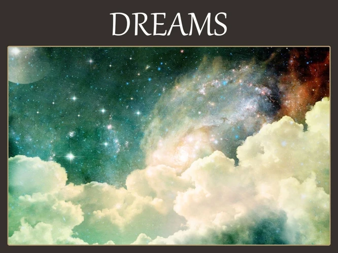 Dreams Of Space And Personal Growth