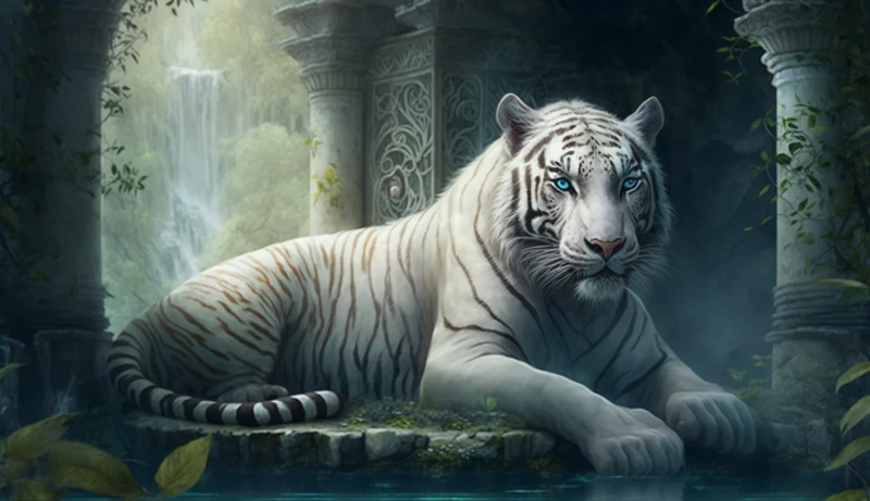 Interpreting Different Interactions With A White Tiger