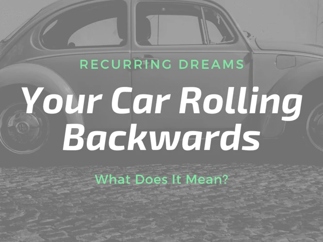 Interpreting Different Scenarios In Out Of Control Car Dreams