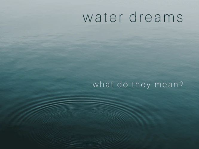 Interpreting Dreams Of Black Water