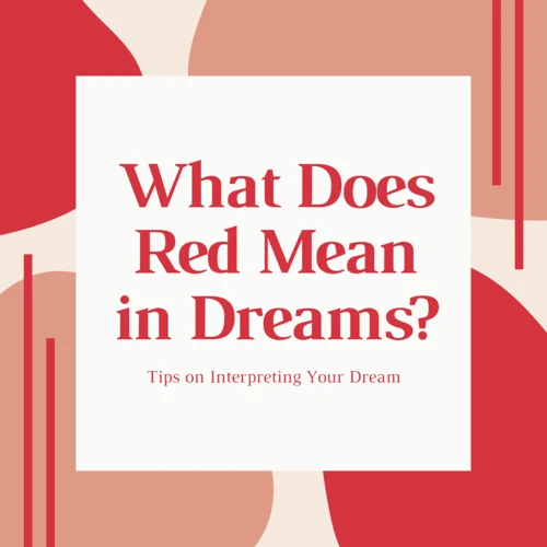 Interpreting The Color Of Blood In Dreams