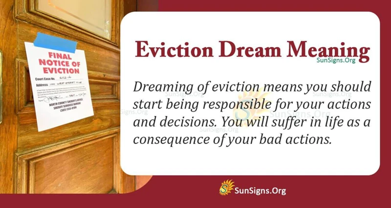 Meaning Of Dream Of Being Evicted