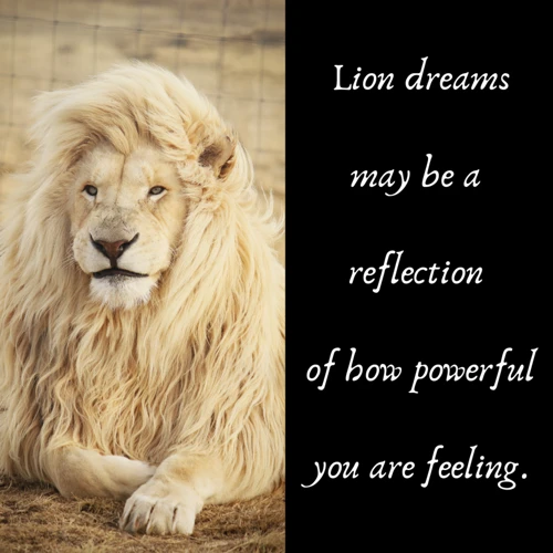 Signs To Look For In Lion Dreams