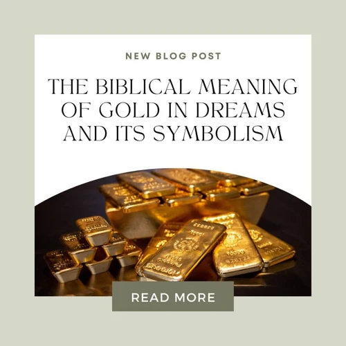 Symbolism Of Gold In Dreams