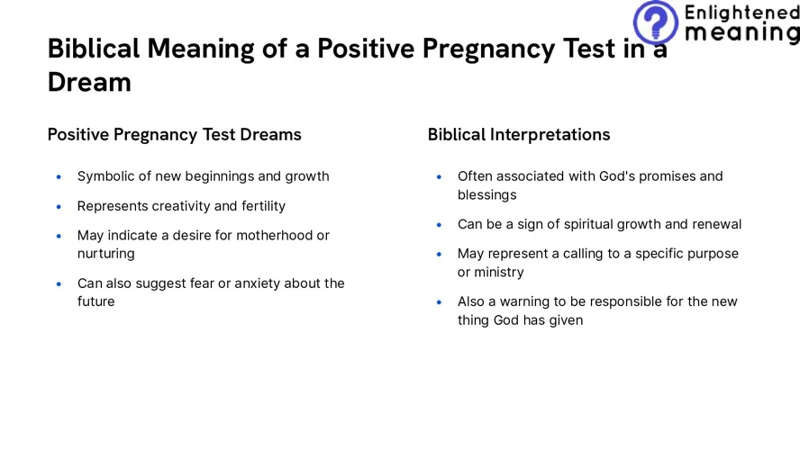 The Significance Of A Positive Pregnancy Test In Dreams