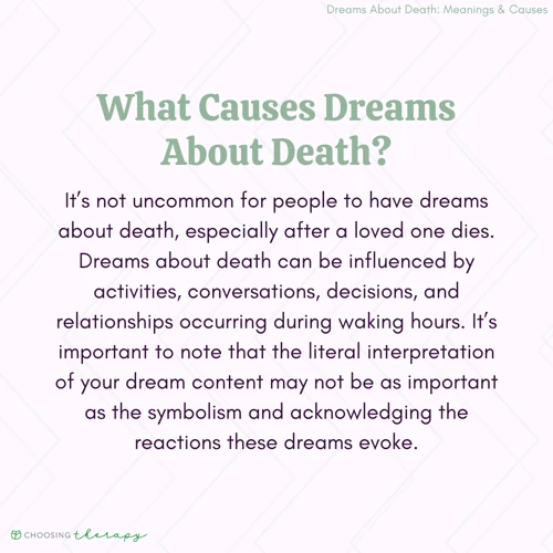 The Symbolic Nature Of Dreams Of Almost Dying