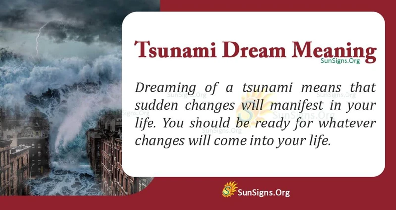 Tsunami As A Symbol In Dreams