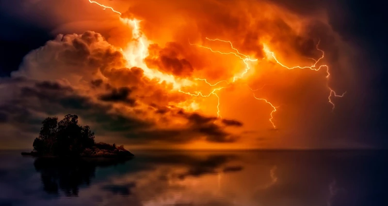 What Does Lightning Striking Ground Symbolize?