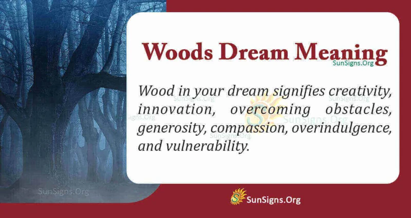 Wood As A Symbol In Dreams